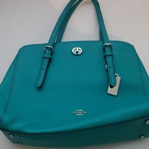 Coach Turquoise Shoulder Bag